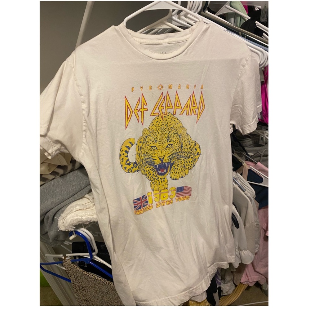 def leppard over sized tshirt